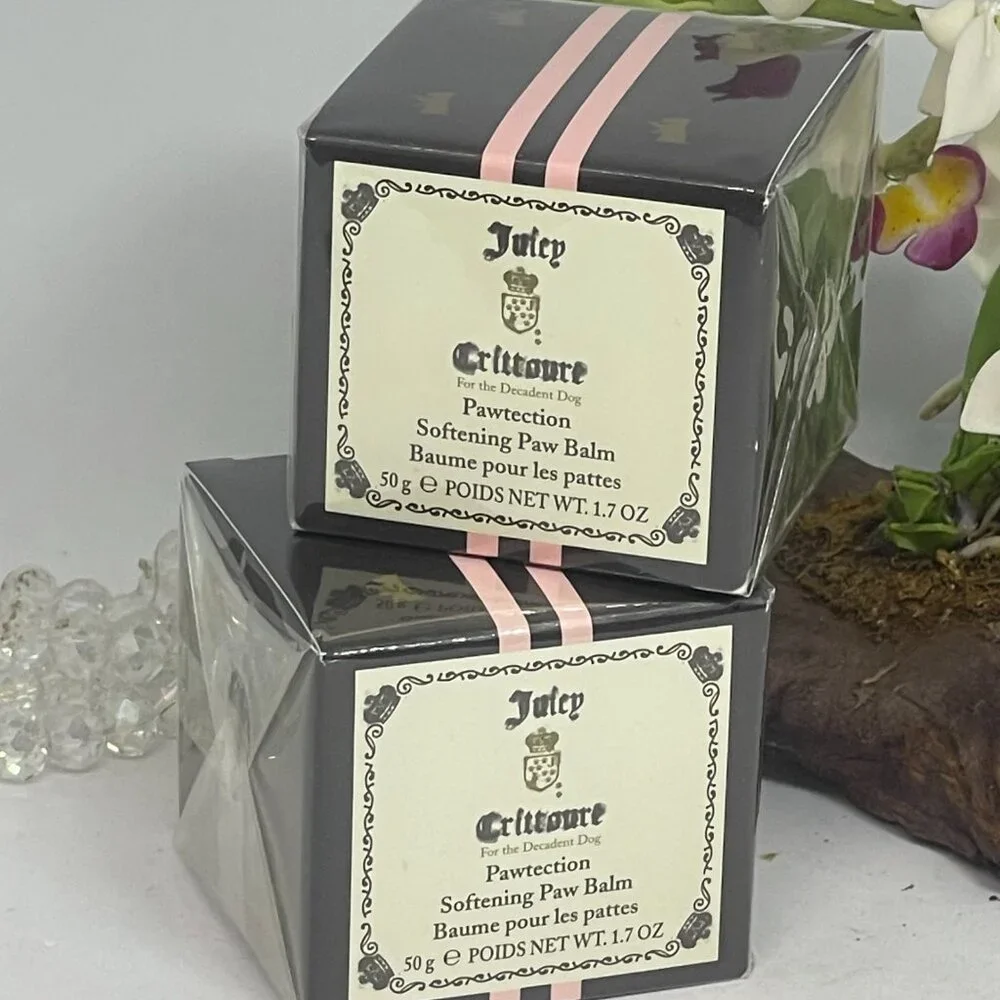 2x Juicy Crittoure by Juicy Couture Pawtection Softening Paw Balm - 1.7 oz - NIB